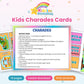 Kids Charades Cards printable – cover