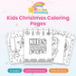 Kids Christmas Coloring Pages printable – cover