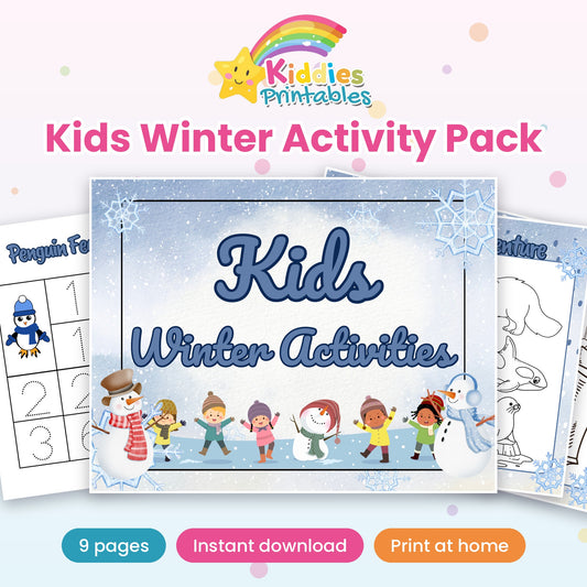Kids Winter Activity Pack printable cover
