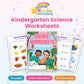 Kindergarten Science Worksheets printable – cover