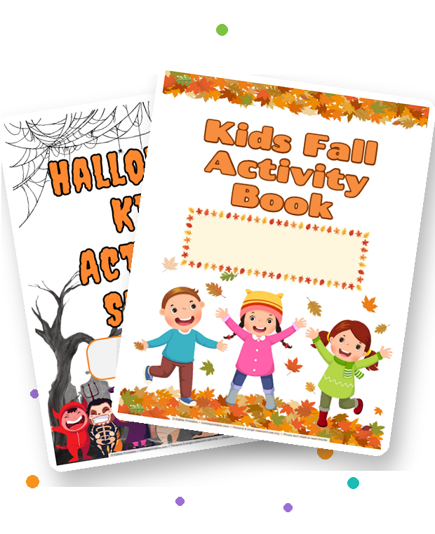 Halloween and autumn activity pack covers