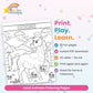 Land Animals Coloring Pages – features