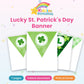 Lucky St. Patrick's Day Banner printable – cover