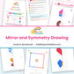 Mirror & Symmetry Drawing printable - page collage