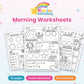 Morning Worksheets printable – cover