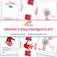 Mother's Day Handprint Art printable – page collage