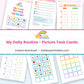 My Daily Routine printable - page collage
