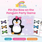 Pin the Bow on the Penguin printable – cover