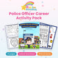 Police Officer Career Activity Pack printable – cover