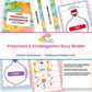 Preschool & Kindergarten Busy Binder printable – page collage