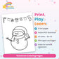 Snowman Coloring Pages features