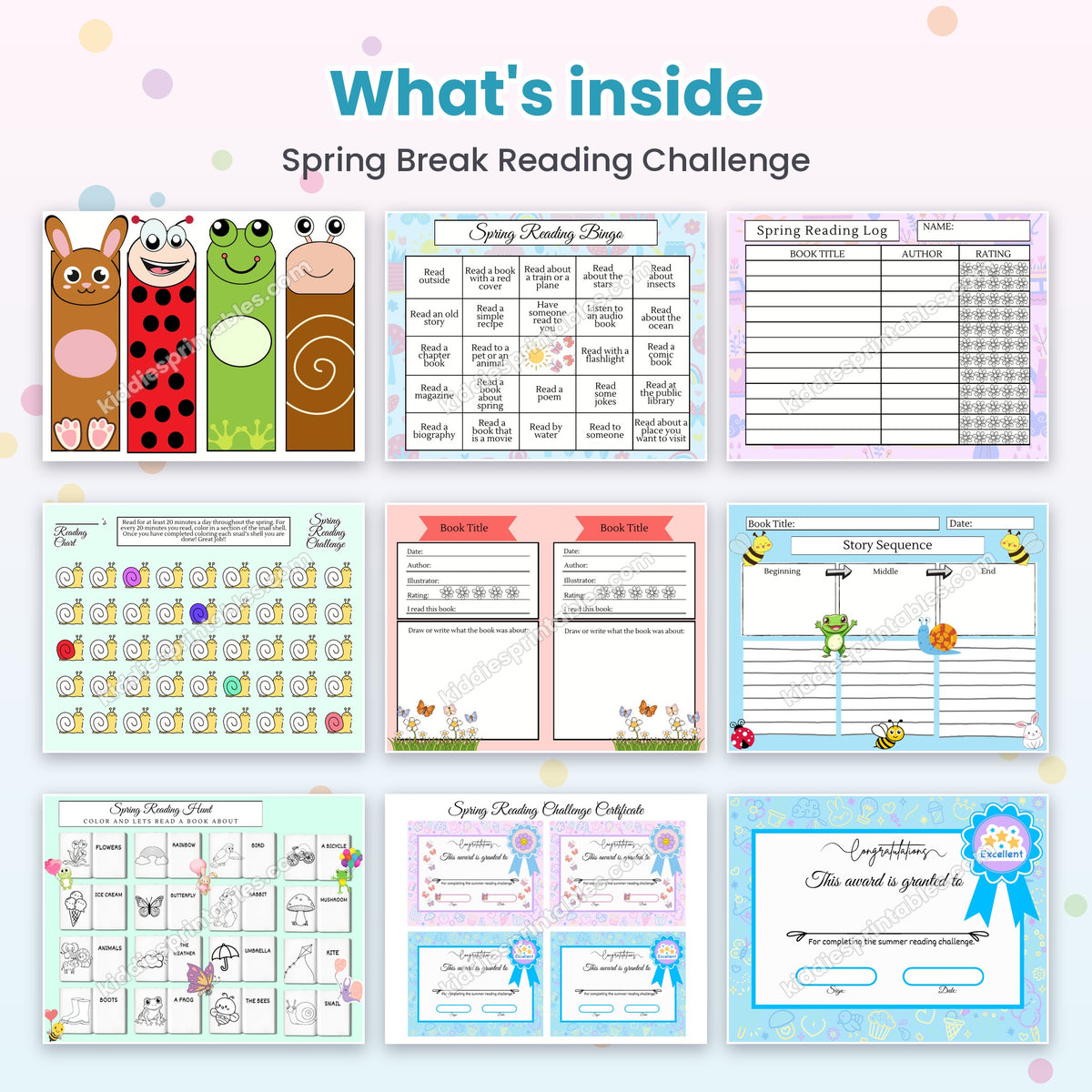 Spring Break Reading Challenge – what's inside