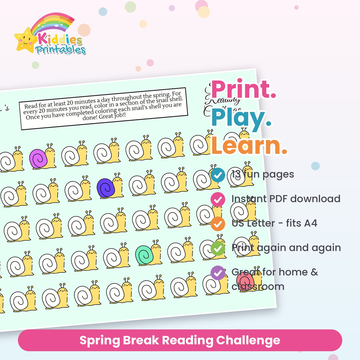 Spring Break Reading Challenge – features