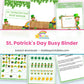 St. Patrick's Day Busy Binder – page collage