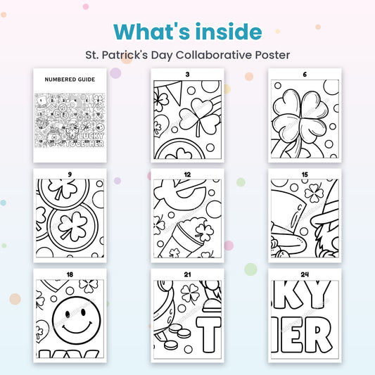 St. Patrick's Day Collaborative Poster – what's inside