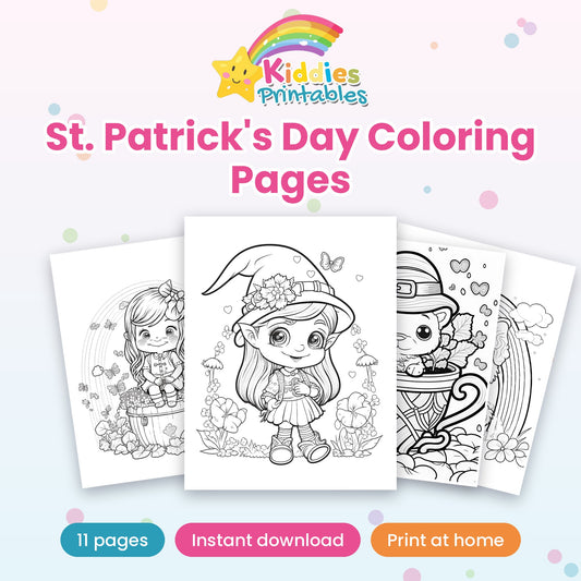 St. Patrick's Day Coloring Pages printable – main preview