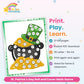 St. Patrick's Day Roll and Cover Math Game – features