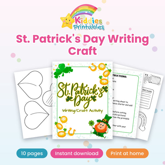 St. Patrick's Day Writing Craft printable – main preview