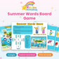 Summer Words Board Game printable – cover