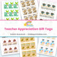 Teacher Appreciation Gift Tags – page collage