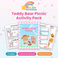 Teddy Bear Picnic Activity Pack printable – cover