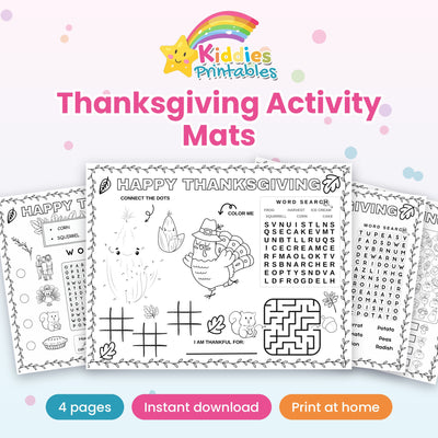 Thanksgiving Activity Mats