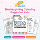 Thanksgiving Coloring Pages for Kids printable – cover