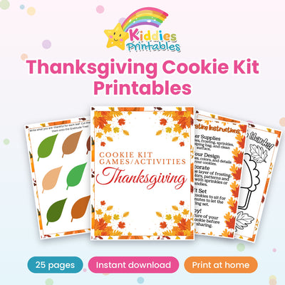 Thanksgiving Cookie Kit Printables