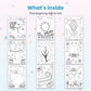 Inside pages of Thanksgiving Dot to Dot