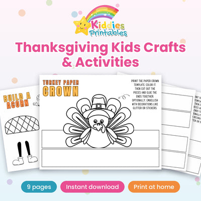 Thanksgiving Kids Crafts & Activities