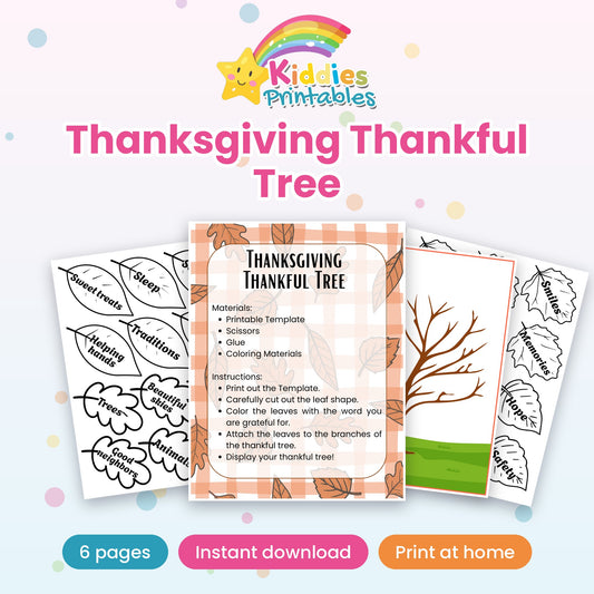 Thanksgiving Thankful Tree printable – cover