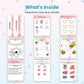 Valentine's Day Busy Binder printable – inside pages preview