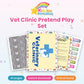 Vet Clinic Pretend Play Set printable – cover