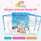 Winter Animal Study Kit printable – cover