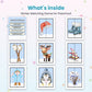 Winter Matching Game for Preschool printable – inside pages preview