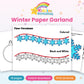 Winter Paper Garland printable – cover