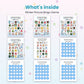 Winter Picture Bingo Game printable – inside pages preview