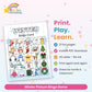 Winter Picture Bingo Game printable – what's included