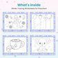 Winter Tracing Worksheets for Preschool printable – inside pages preview